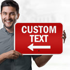Custom Arrow, Custom Directional Sign, Left Arrow, 12x18 Inches, 3M EGP - Image 2