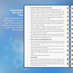 Clever Fox Password Book Spiral – Internet Address & Password Organizer - Image 5