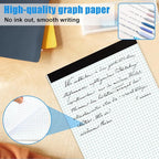 AZUREAL Grid Paper Notebook 8.5 x 11 Inches, 3 Pack graph paper pad, 70Gsm 4×4 - Image 6