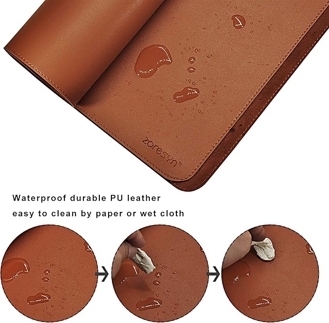 ZORESYN Waterproof PU Leather Desk Pad - Image 3