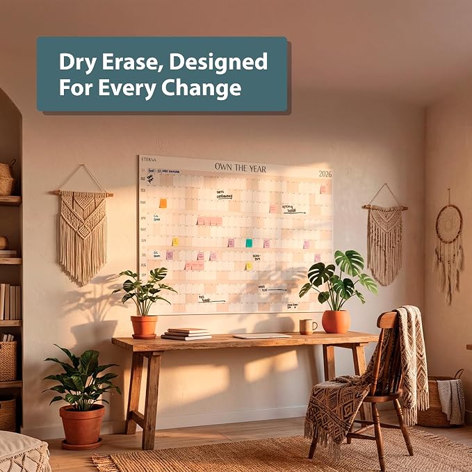 Own the Year 2026 GIANT Wall Calendar | 4ft x 3ft Full Year Dry Erase Large - Image 5
