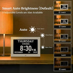 10.1'' Extra Large Digital Clock, 1280*800p HD Display, Dementia Clock - Image 5