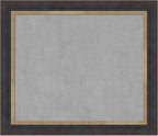 Amanti Art Black Framed Magnetic Board 25x29 Medium Vision Board by AmantiArt