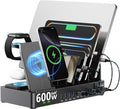 600w Charging Station for Multiple Devices, 15 in 1 Wireless Charging Station by SAIPKYGS
