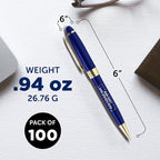 DISCOUNT PROMOS 100 Ultra Executive Pens Pack - Image 5