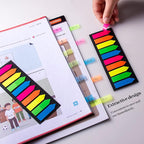 Golcellia Fluorescent Translucent Sticky Note Flags, Arrow Sticky Notes - Image 3