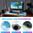 Simple and Cute Anime Landscape Computer Mouse Pad, Large Green Plant Outdoor - Image 4