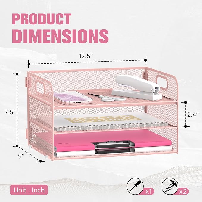 Daltack 3-Tier Paper Organizer - Image 3