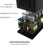 Sabrent 60 Watt 10-Port Family-Sized Desktop USB Rapid Charger. Smart USB Ports - Image 9