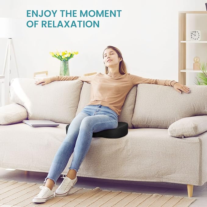 Office Chair Seat Cushion, Cooling Gel Enhanced Memory Foam Cushion - Image 7