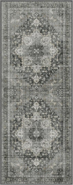 GENIMO 2'6"x10 Runner Rugs for Hallway, Machine Washable Non Slip Vintage Rugs - Image 7