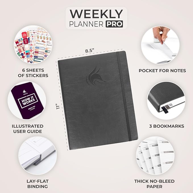 Clever Fox Planner PRO – Weekly & Monthly Life Planner to Increase Productivity - Image 2