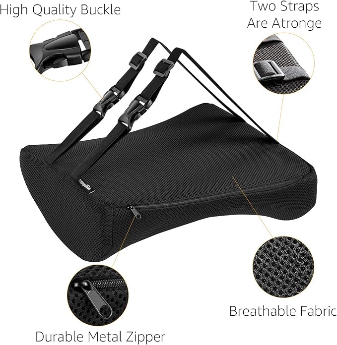 Amazon Basics Comfortable Seat Cushion & Lumbar Support - Image 3