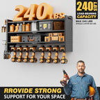 VDEVY Power Tool Organizer Wall Mount - Image 5