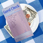 4 Pack Pink Guest Checks Books for Servers, Server Note Pads, Waiter Checkbook - Image 6