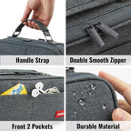 JOINPRO Pencil Case, Large Capacity Pencil Case Organizer; Double Zipper - Image 3