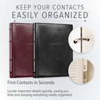 Gallery Leather Desk Address Book - Image 3