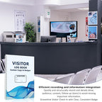 1 Pack of 150 Visitor Badges Registry Log - Image 5