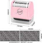 Miseyo Wide Identity Theft Protection Roller Stamp Set - Image 2