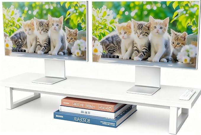 Simple Trending Dual Monitor Stand Riser by SimpleTrending