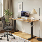 Agilestic Electric Standing Desk, Large 63 x 24 Inches Height Adjustable Desk - Image 2