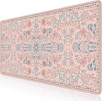 iCasso Desk Mat for Keyboard and Mouse, Large Mouse Pad, Desk Pad Mat, - Image 6