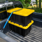 Sterilite 6-Pack Industrial Tote, Plastic Storage Container Bins - Image 5