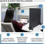 Planche Acoustic Freestanding Desk Divider - Image 3