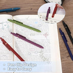 FIOVER Colored Pens, 12 Pack Colorful Gel Pens, Quick-Dry 0.7mm Medium Point - Image 5