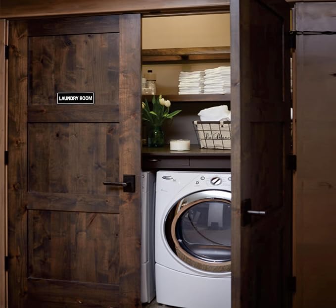 Laundry Room Sign, Premium Durable Acrylic Material, Super Strong Adhesive - Image 6