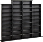 Prepac 4 Column Tall Cabinet Media, Quad Width Wall Storage - Image 4