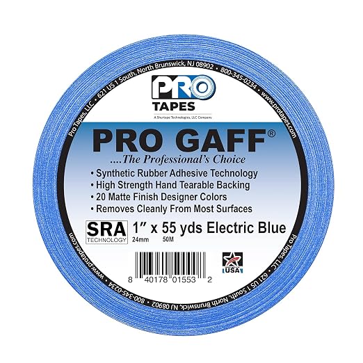 1" Width ProTapes Pro Gaff Premium Matte Cloth Gaffer's Tape - Image 2