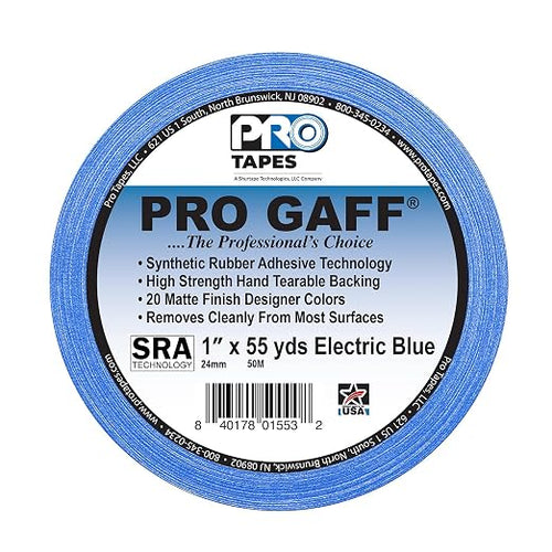 1" Width ProTapes Pro Gaff Premium Matte Cloth Gaffer's Tape - Image 2