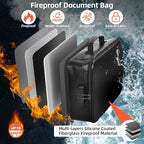 Fireproof Document Box for file organizer, Fireproof Bag for Important Document - Image 2