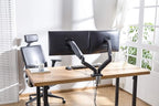 Rocelco 46" Large Height Adjustable Standing Desk Converter - Image 5