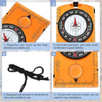 PATIKIL Orienteering Compass, Navigation Backpacking Compasses - Image 4