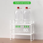 SOFRON Expandable Cabinet Storage Shelf Stackable Organizer Rack - Image 3
