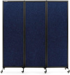 Upgrade Version Room Partition and Divider, Freestanding Rolling Dividers by StrongBird