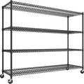 REIBII 60''W Storage Shelves 2399LBS Wire Shelving by REIBII