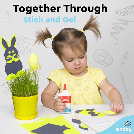 Liquid Glue - 4 oz Washable School Glue, Non-Toxic - Image 3