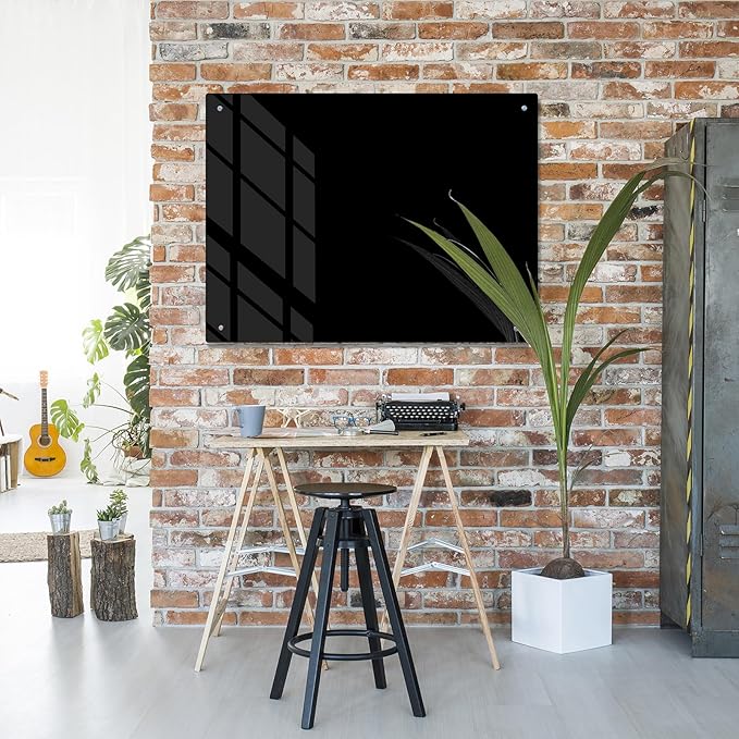 Magnetic Glass Writeboard 48"x36" Premium Tempered Dry Erase Boards Wall - Image 2