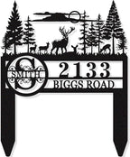 Personalized Metal Adress Sign by HYTSIGN
