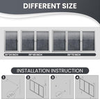 72"x36" Lockable Enclosed Bulletin Board, Outdoor Flet Weather-Resistant - Image 3