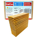 SimCos 18 Gauge 1/4" Narrow Crown Staples, Galvanized Upholstery Staples by SimCos