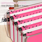 Nordun Extra Capacity Plastic Hanging File Folder Letter Size, 12 Pack - Image 6
