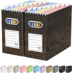 Oterri Cardboard File Organizer Box by Oterri