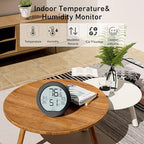 SECRUI Hygrometer Thermometer for Room Temperature Humidity Meter Indoor - Image 2
