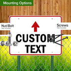Custom Arrow, Custom Directional Sign, Up Arrow, 36x48 Inches, Rust Free DiBound - Image 5