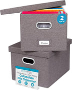 Internet's Best Collapsible File Storage Organizer by BIRDROCKHOME