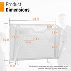 Docnest 2 Tier Mesh Wall File Holders - Image 2